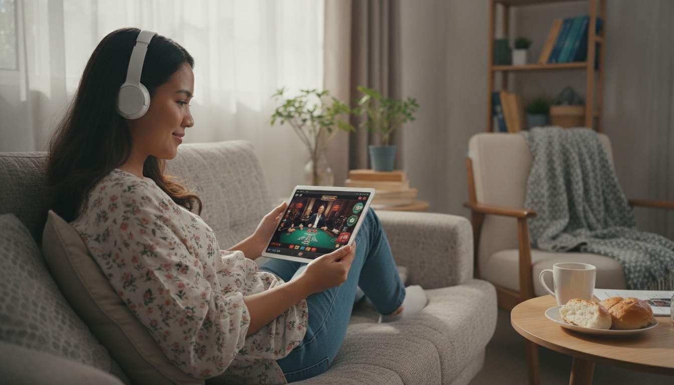 Live Casino Experience Engaging live casino experience with a dealer